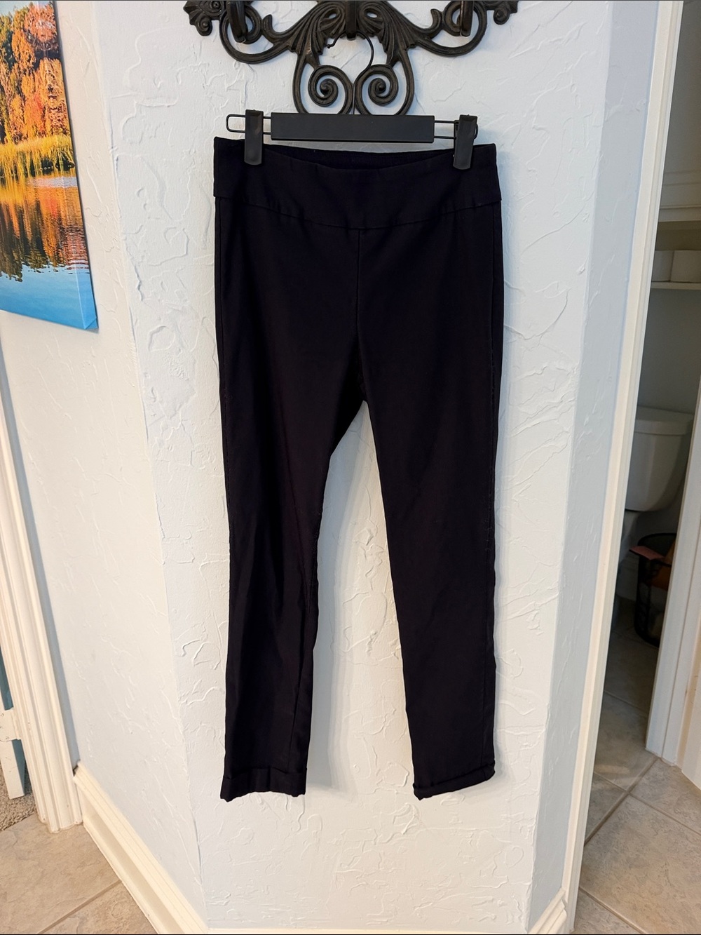 Tribal Black Skinny Ponte Pants